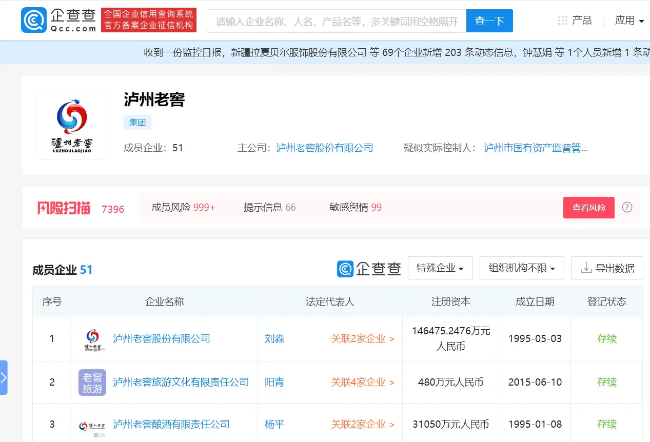 1月28日起泸州老窖旗下所有产品全国停货