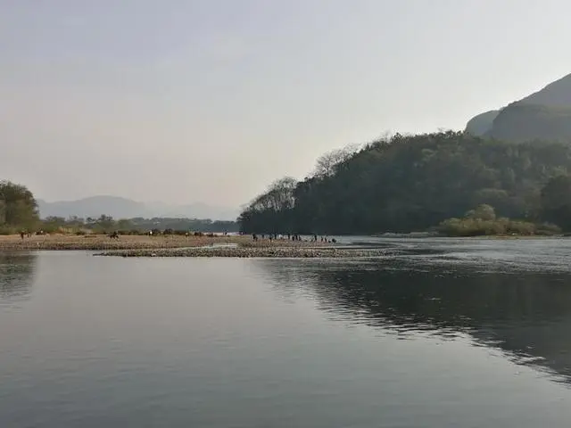 大圩古镇变了样，漓江边多了这一片特别的地方，景色很美