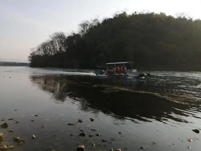 大圩古镇变了样，漓江边多了这一片特别的地方，景色很美