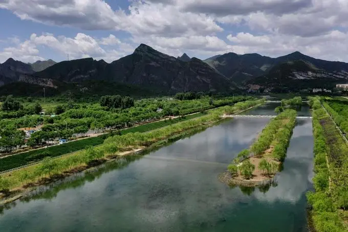 这里的城墙，是华北地区唯一一段，用石头砌筑的长城墙