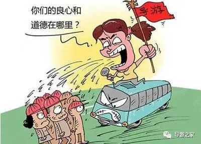 导游说：“没钱你出来旅游干嘛！”，你会怎么做？