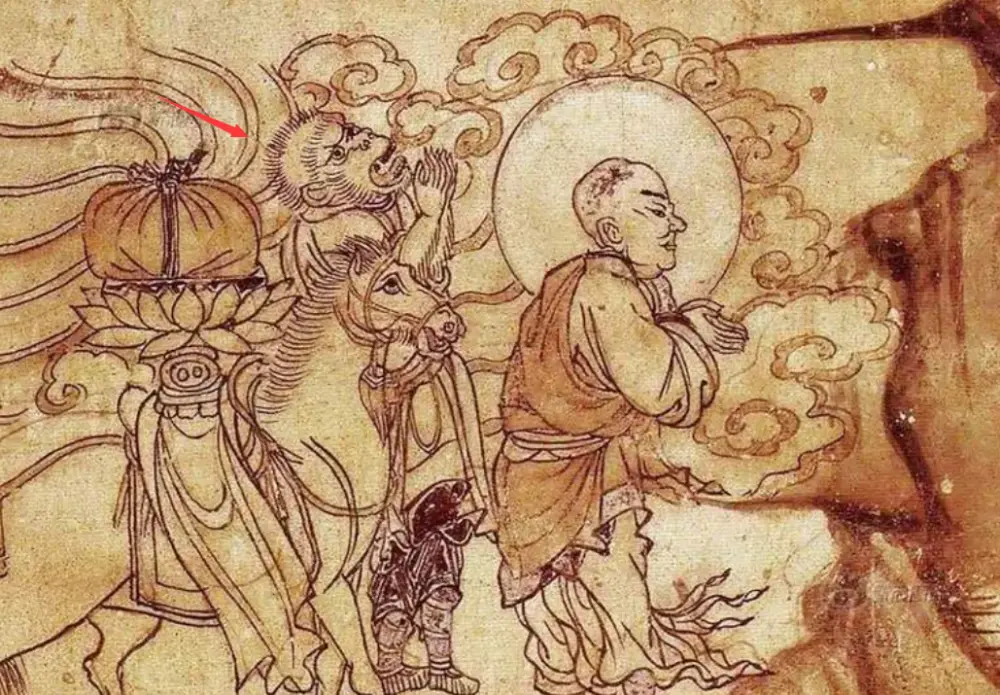 1000年前的一幅取经图，画了一个怪人，此人才是孙悟空