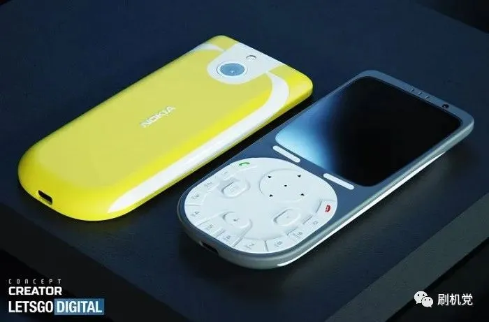 设计师分享Nokia 3650 4G复刻机型的概念设计渲染图