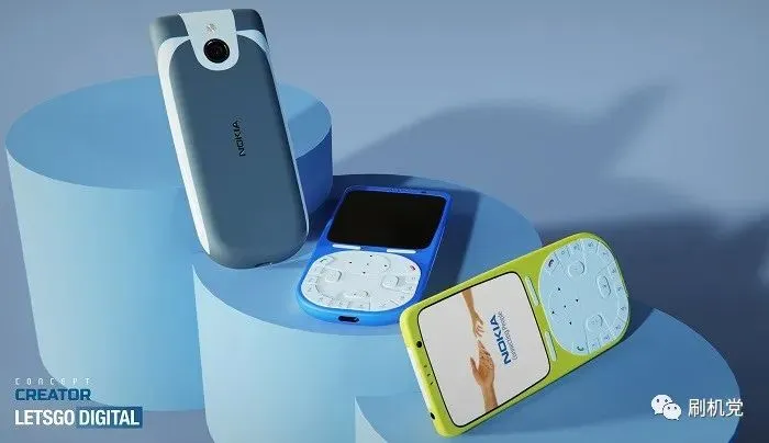 设计师分享Nokia 3650 4G复刻机型的概念设计渲染图