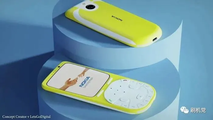 设计师分享Nokia 3650 4G复刻机型的概念设计渲染图