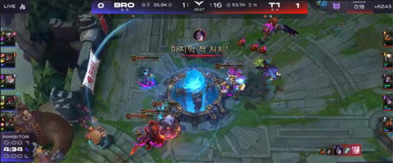 Faker解锁LCK400胜成就 率T1强势2-0碾压BRO