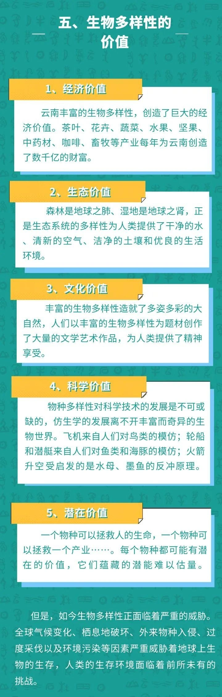 保护生物多样性，共建万物和谐的美丽家园