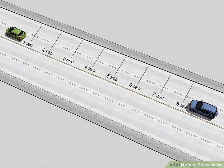 如何在冰上刹车