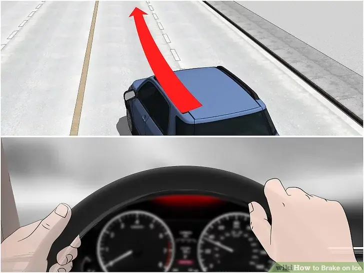 如何在冰上刹车