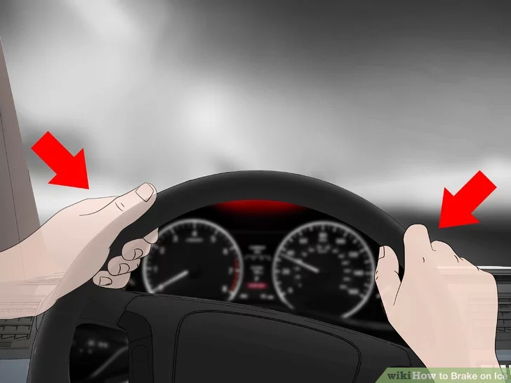 如何在冰上刹车