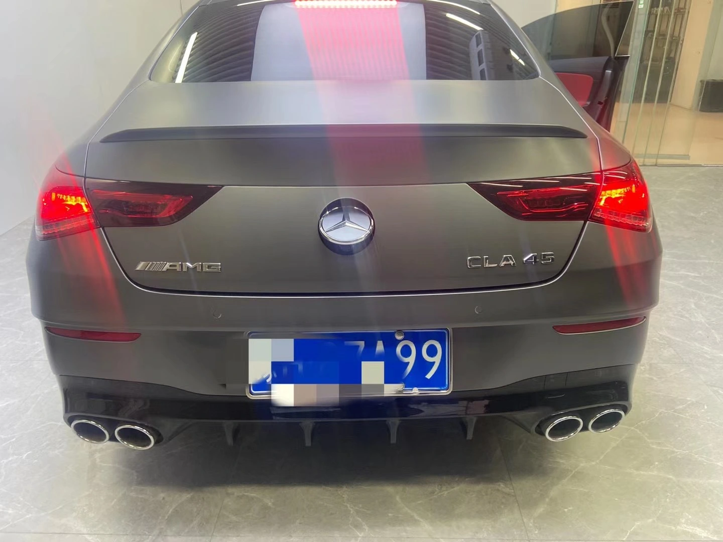 20款奔驰AMG CLA45加装原厂环视360全景影像效果展示