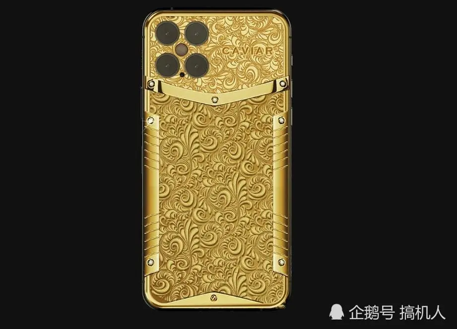 黄金版iPhone12曝光：由8颗钻石和24K纯金打造