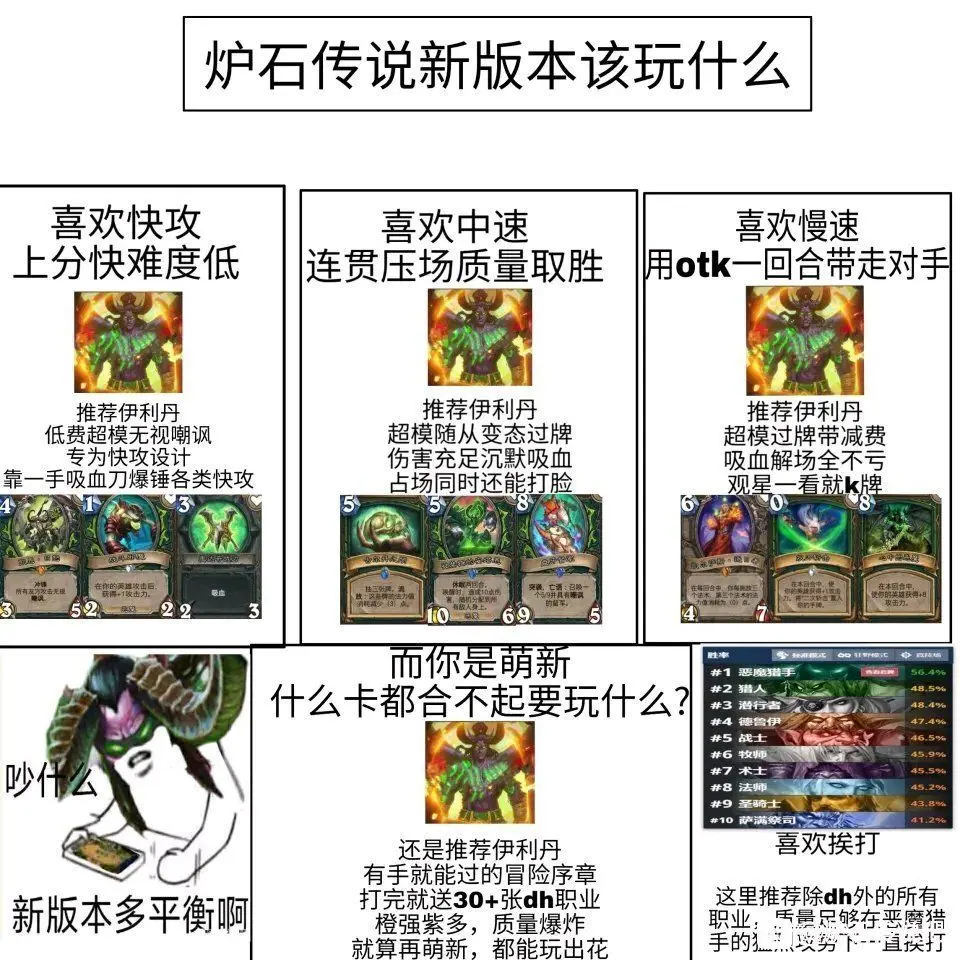 炉石传说恶魔猎手随从进入酒馆战棋