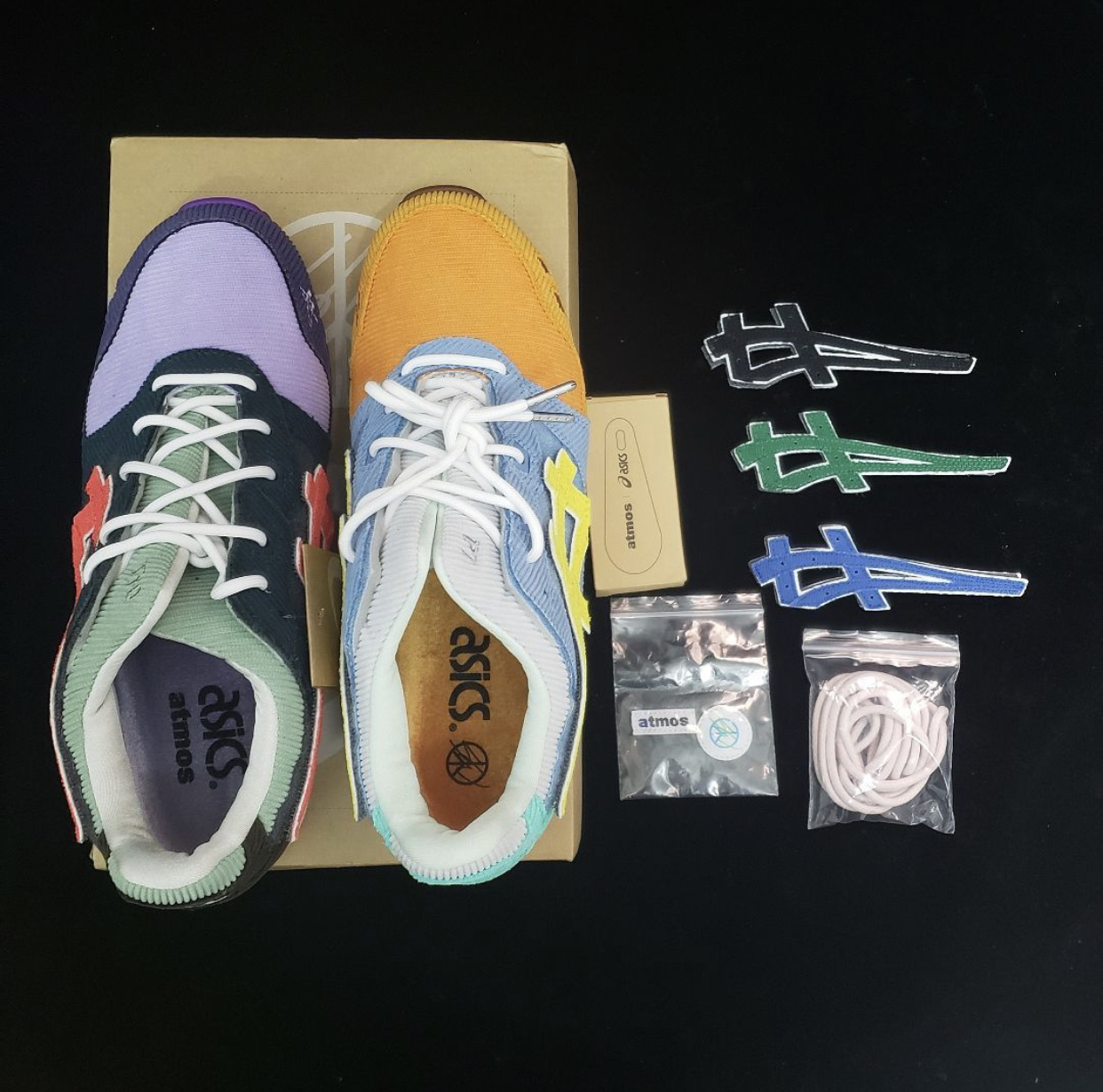 灯芯绒再临！SWX atmos X ASICS 三方联名实物释出！