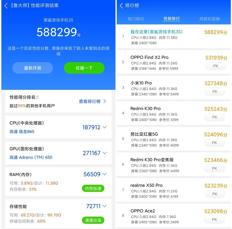 腾讯黑鲨游戏手机3S评测：电竞“MIUI12”加持！120Hz高刷没遗憾了