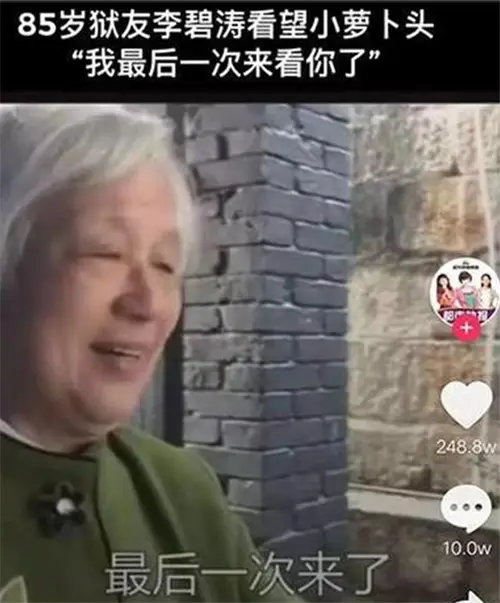 85岁的李碧涛在烈士陵园痛哭：小萝卜头，这是我最后一次来看你了