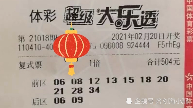 21018期大乐透晒票，万元复式4连击，不知能否“开门大吉”？