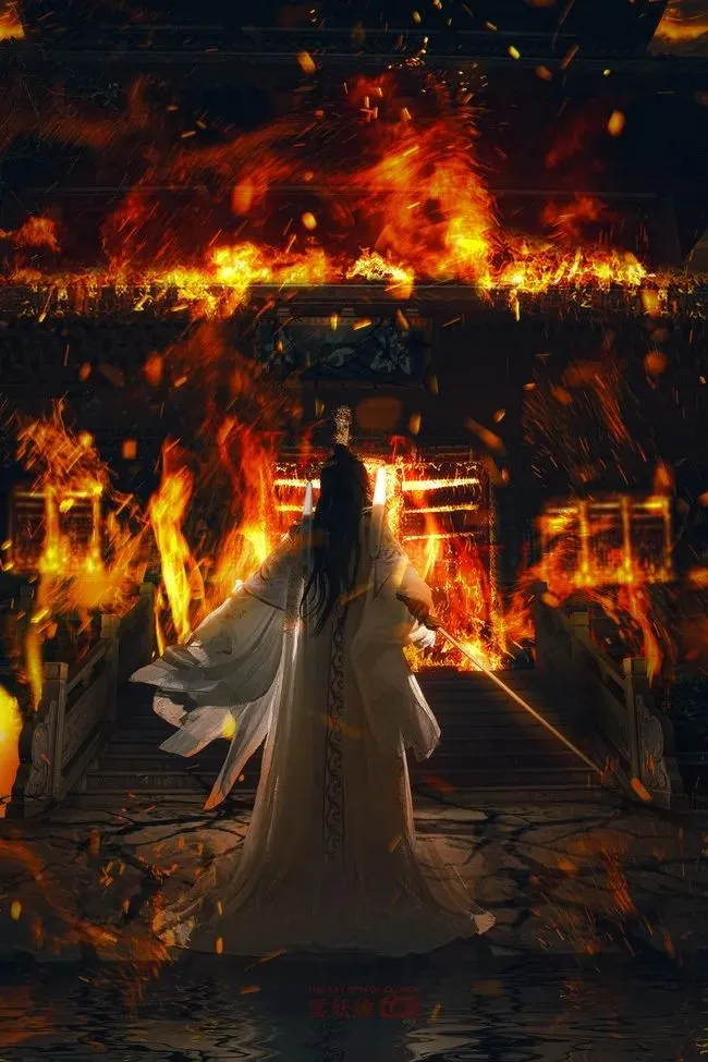 cosplay！天官赐福-太子悦神＠碧落云殇 身在无间，心在桃园 天官赐福，预祝新春快乐