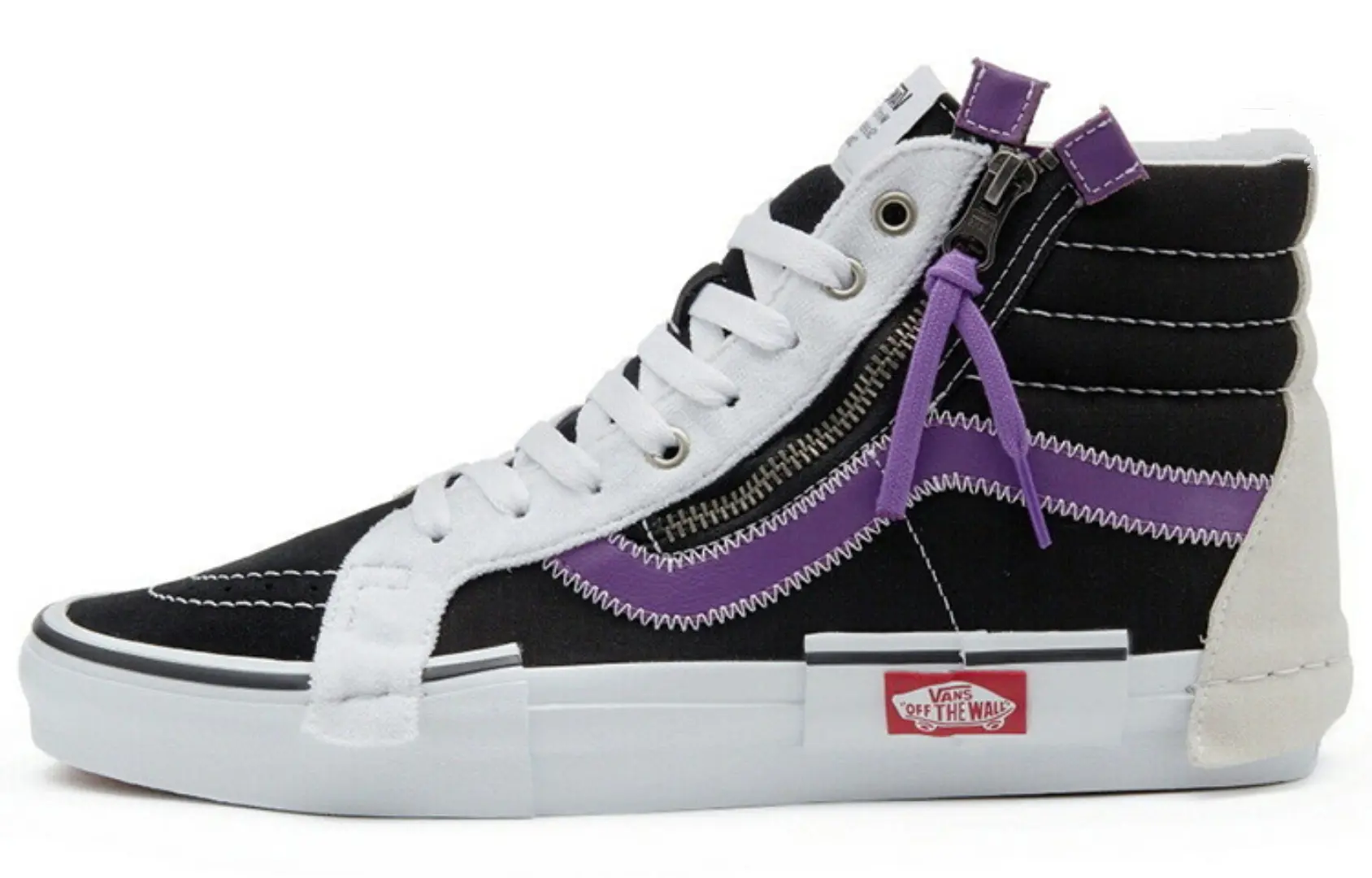 全新配色 Vans Sk8-Hi Reissue Cap黑紫色