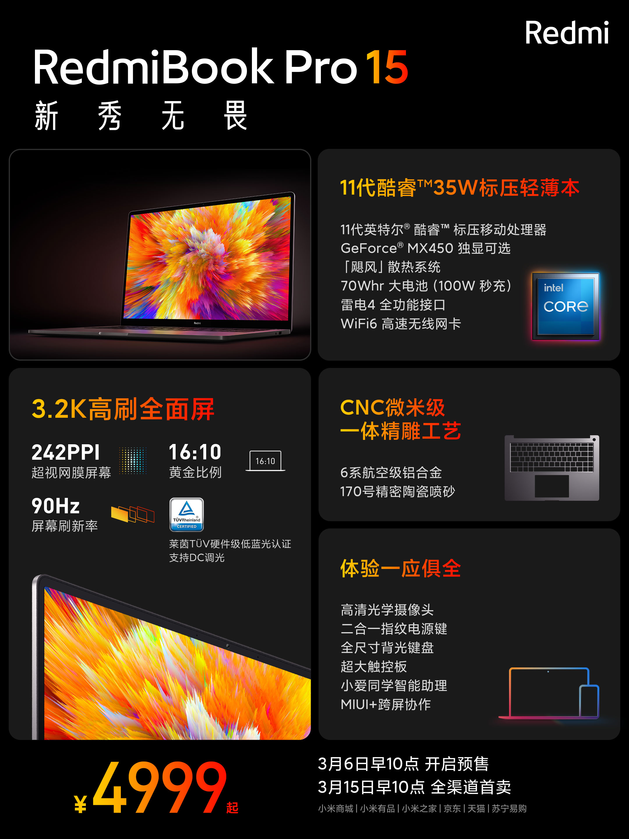 “祖传”模具正式退役 全新RedmiBook Pro发布：4499元起