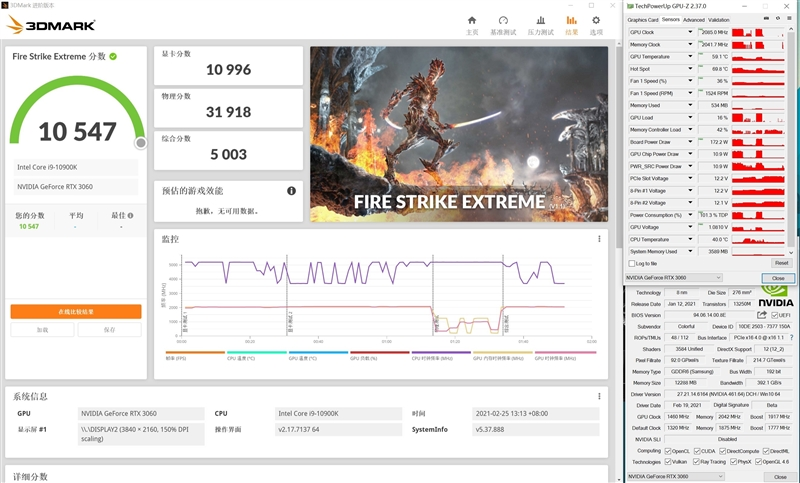 性能媲美GTX 1080 Ti！NVIDA GeForce RTX 3060首发评测：2499元真能买到的甜点卡