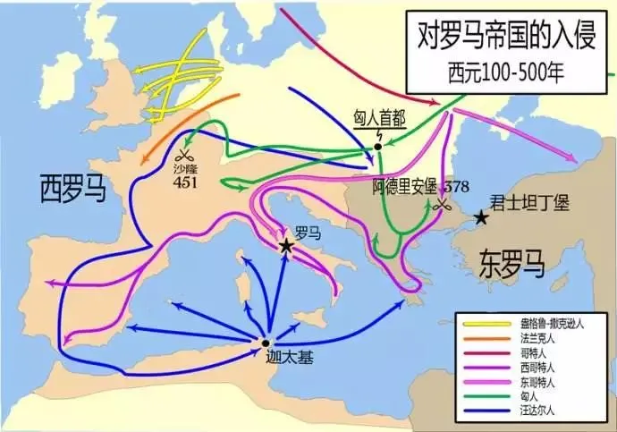 罗马帝国是怎样崩溃的？