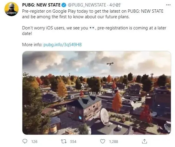 PUBG宇宙来啦！手游《PUBG：NEW STATE》曝光、明年发布