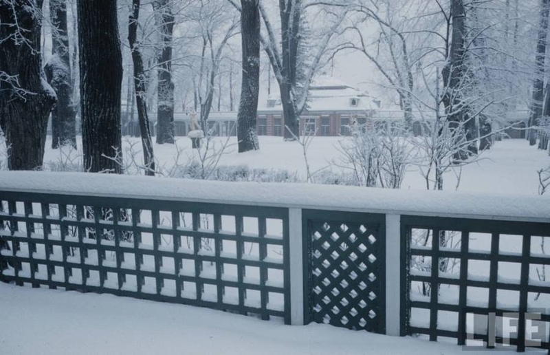 老照片 50年代冬雪中的苏联列宁格勒