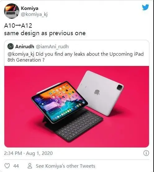 消息称iPad 2020将升级为A12处理器，最差劲的iPad要翻身？