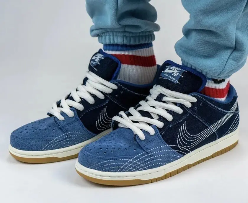 穿搭感依旧十足，Nike SB Dunk Low “Sashiko”全新上脚图亮相