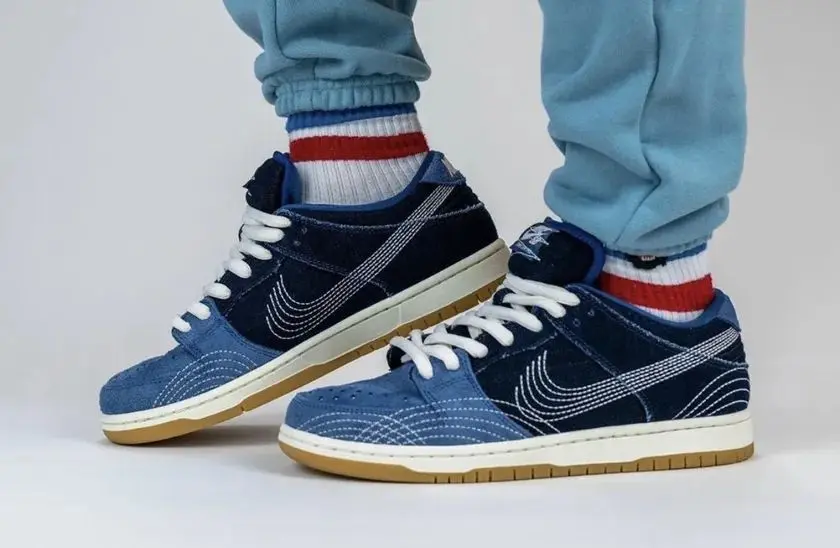 穿搭感依旧十足，Nike SB Dunk Low “Sashiko”全新上脚图亮相