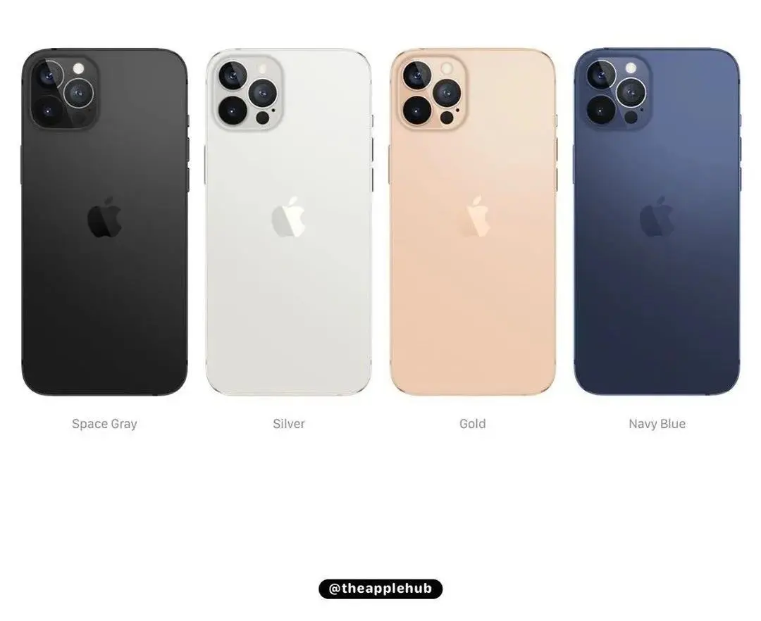 iPhone 12系列后盖玻璃曝光：光面＋雾面玻璃，新增海军蓝配色